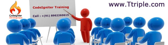 Codeigniter Training in Bhopal at Ttriple Codeigniter Training in Bhopal at Ttriple